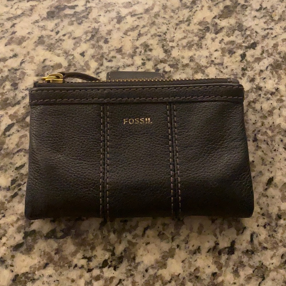 Black Fossil Wallet